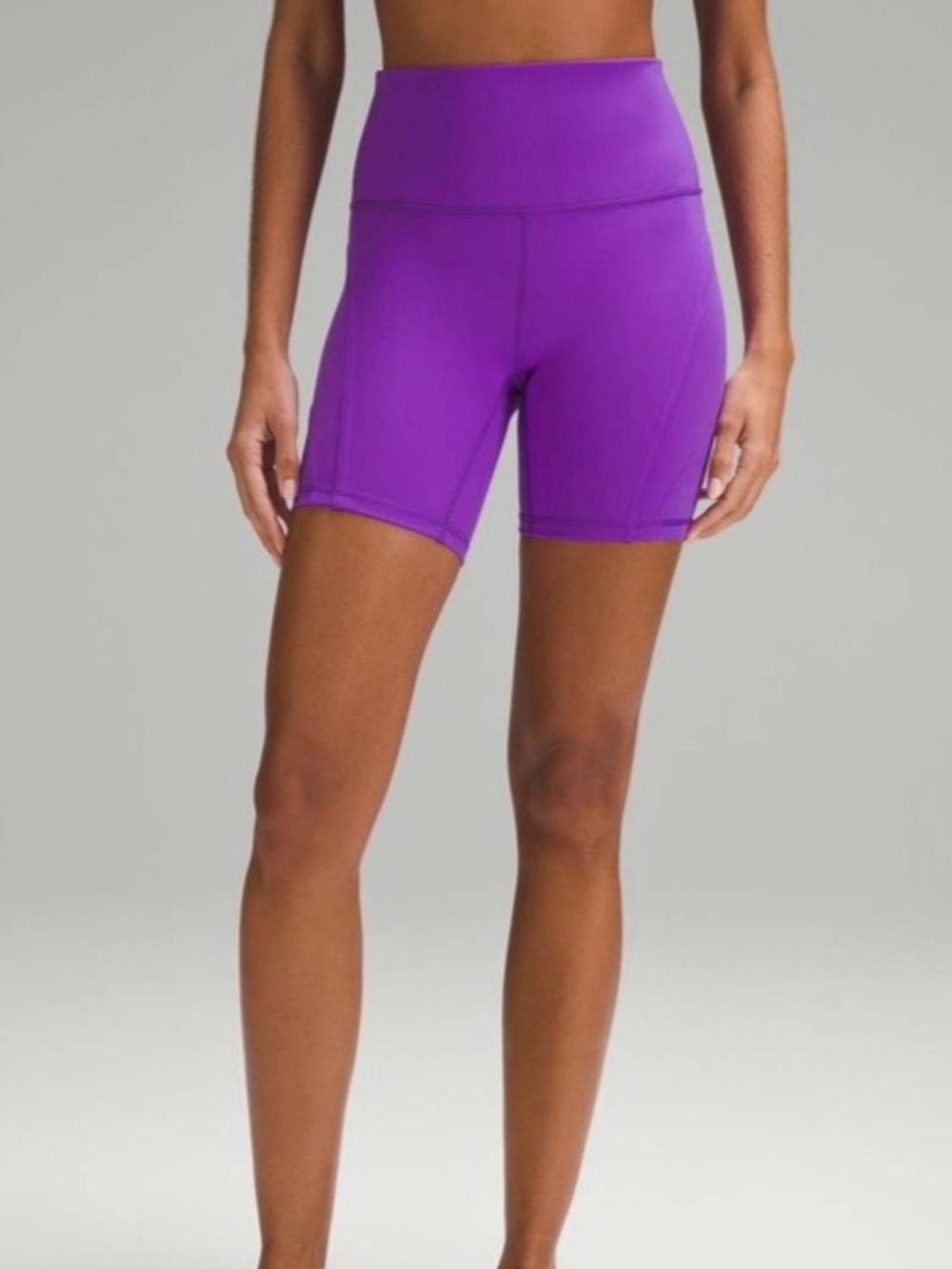 lululemon athletica Purple High-Rise Bike Shorts